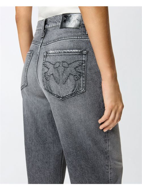 Jeans balloon in denim grigio PINKO | 103857A2RY/PJ9